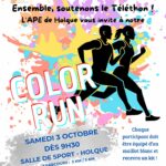 Color Run pour le Téléthon (à Holque) 2026-10-03 Color Run APE Holque Téléthon