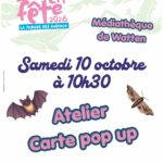 Bib'en fête: Atelier créatif "Carte pop-up" 2026-10-10 atelier carte pop up Médiathèque