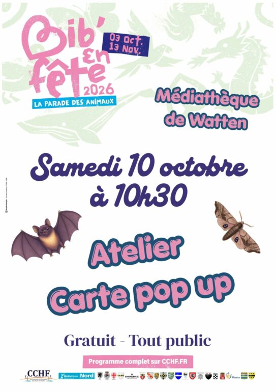 Bib’en fête: Atelier créatif « Carte pop-up »