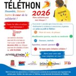 Cap sur le Téléthon 2026 TELETHON flyer questionnaire