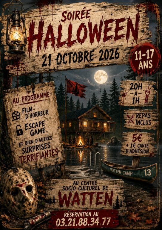 Soirée Halloween – Attention aux frissons au Centre socio-culturel