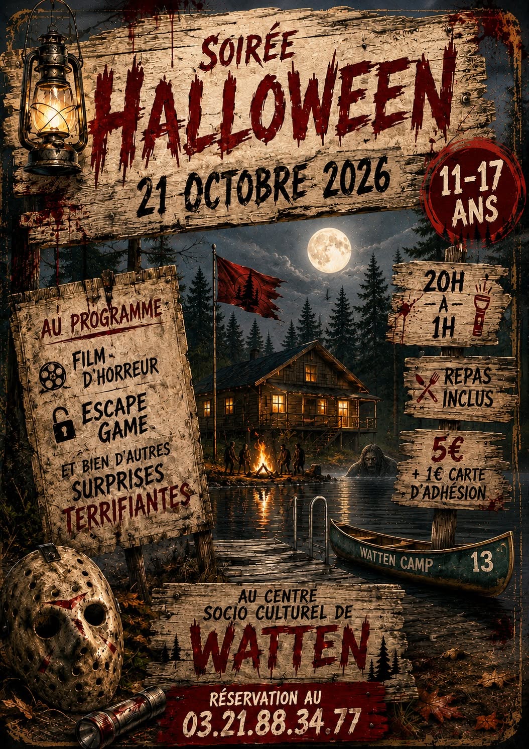 Soirée Halloween – Attention aux frissons au Centre socio-culturel