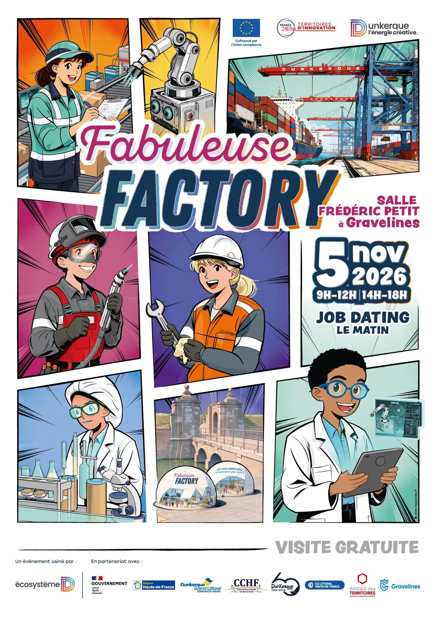 Job dating Fabuleuse Factory (à Gravelines)